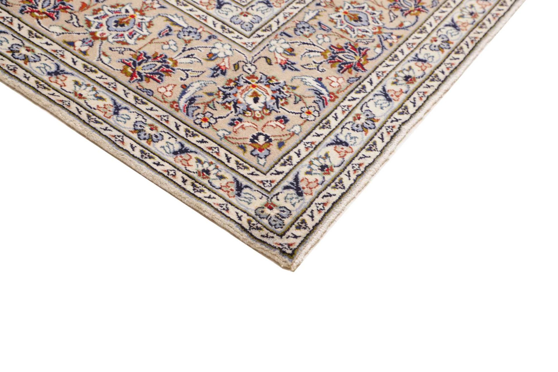 Handgeknüpfter Kashan Perserteppich, 246 × 344 cm, Wolle