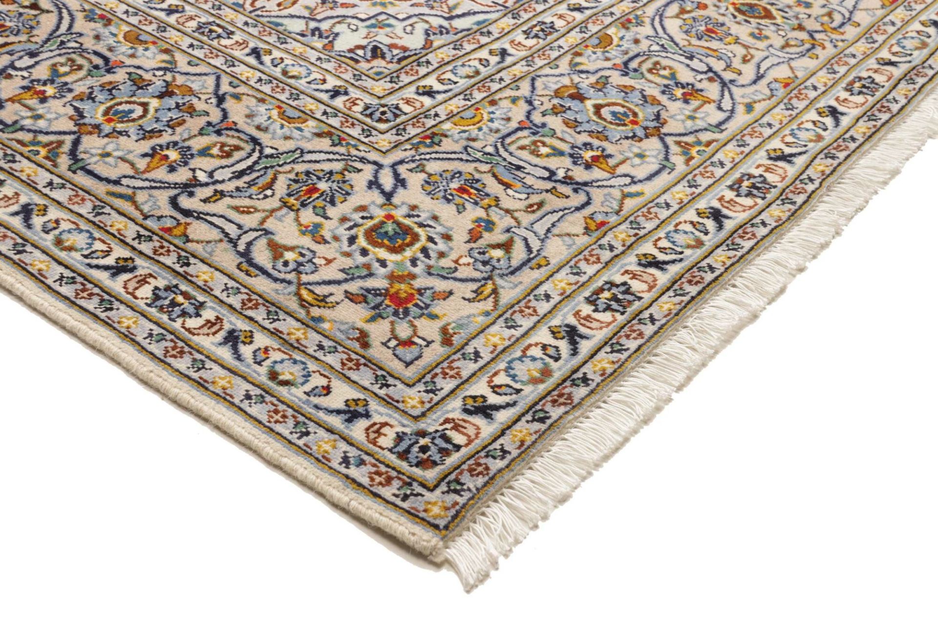 Handgeknüpfter Kashan Perserteppich, 236 × 342 cm, Wolle