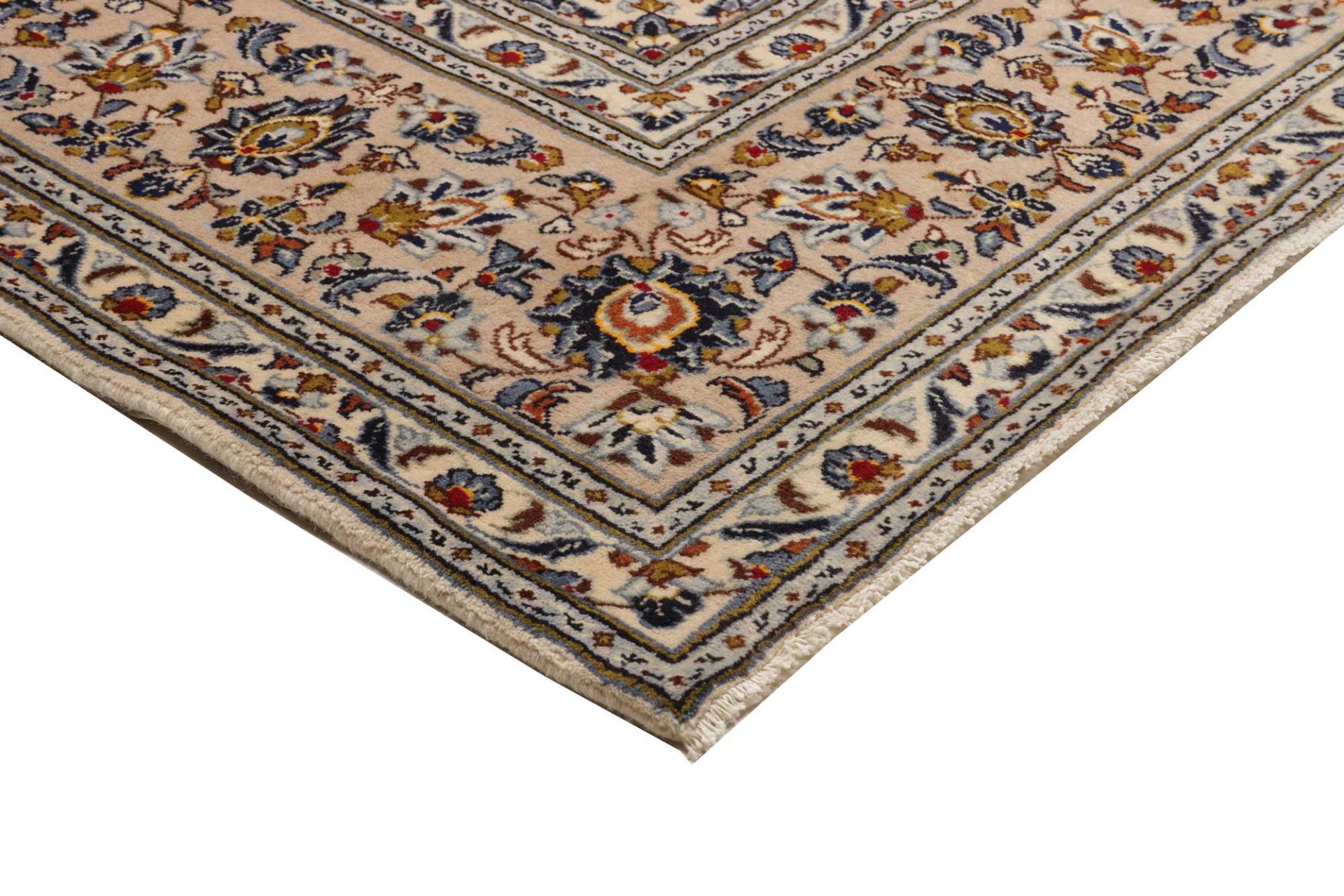 Handgeknüpfter Kashan Perserteppich, 251 × 332 cm, Wolle