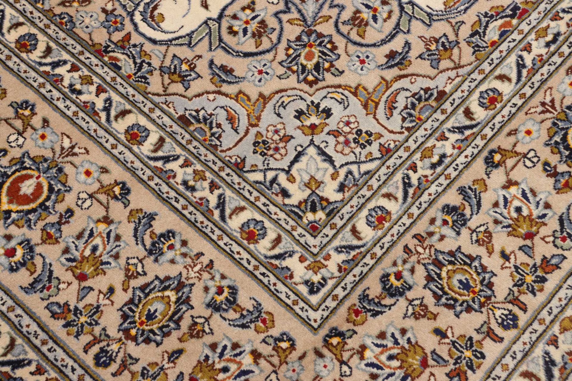 Handgeknüpfter Kashan Perserteppich, 251 × 332 cm, Wolle