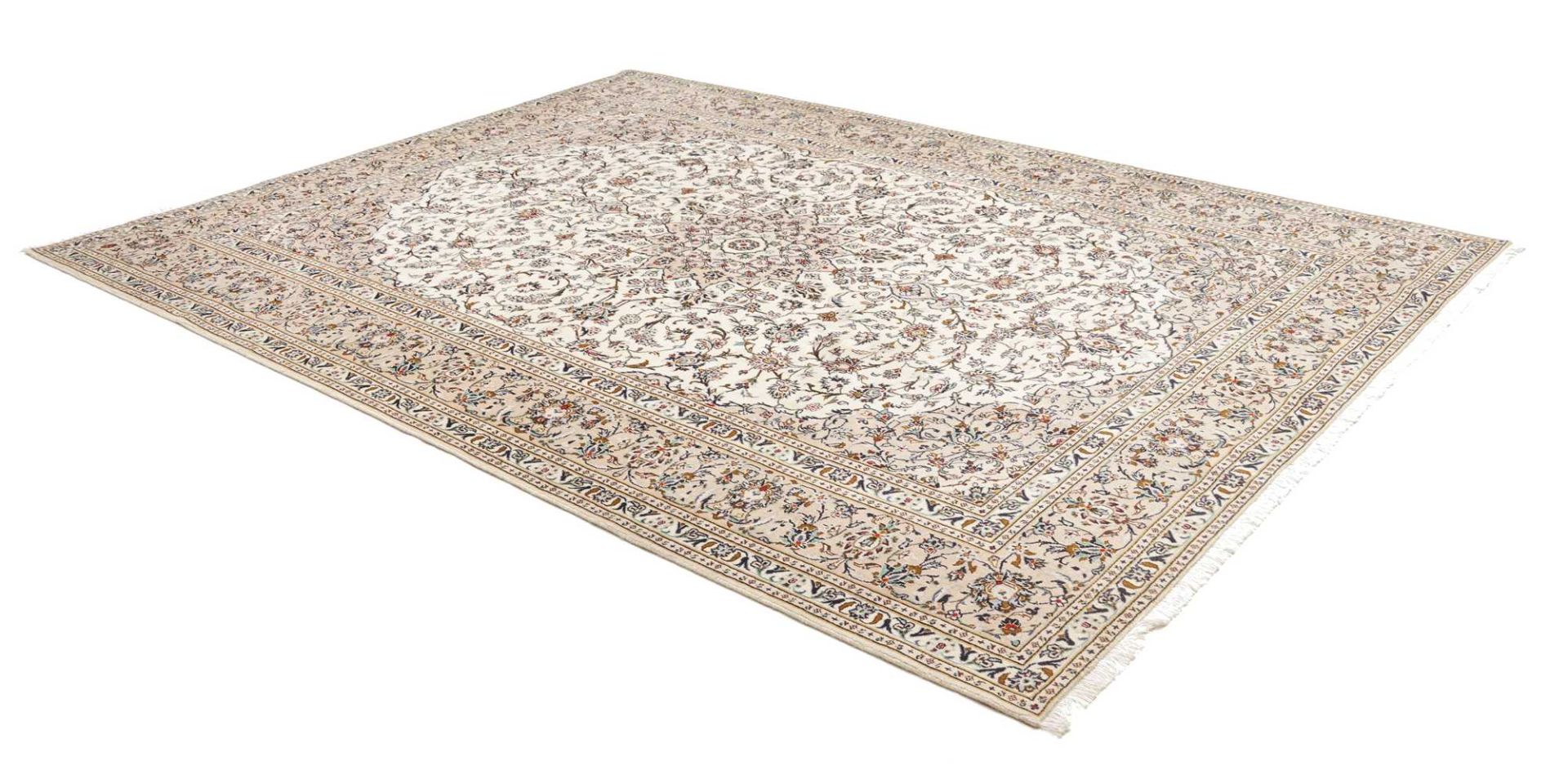 Handgeknüpfter Kashan Perserteppich 247 × 334 cm