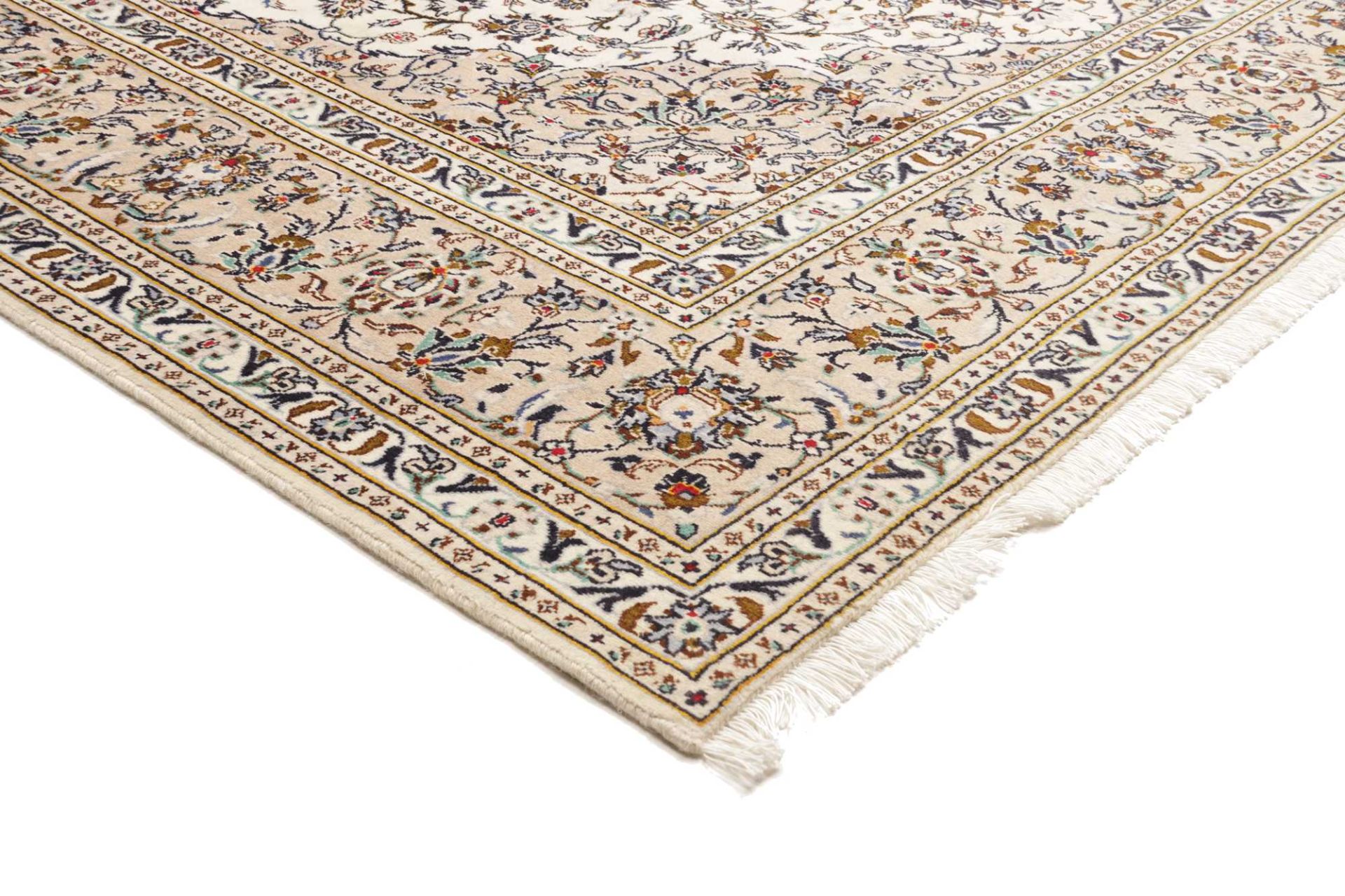 Handgeknüpfter Kashan Perserteppich 247 × 334 cm