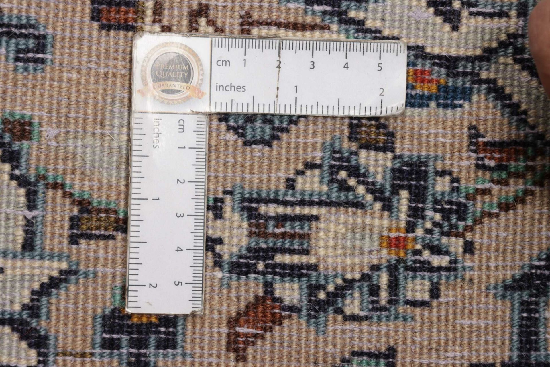 Kashan Perserteppich 259 × 366 cm aus Wolle, handgeknüpft