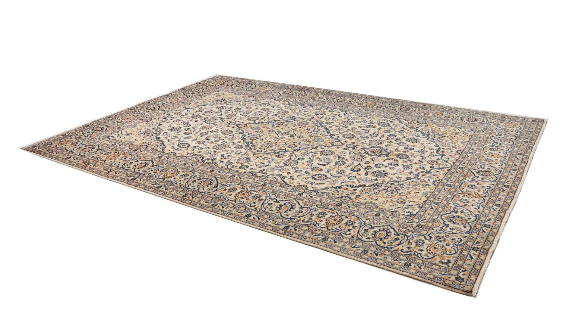 Kashan Perserteppich aus Iran, 247 × 349 cm