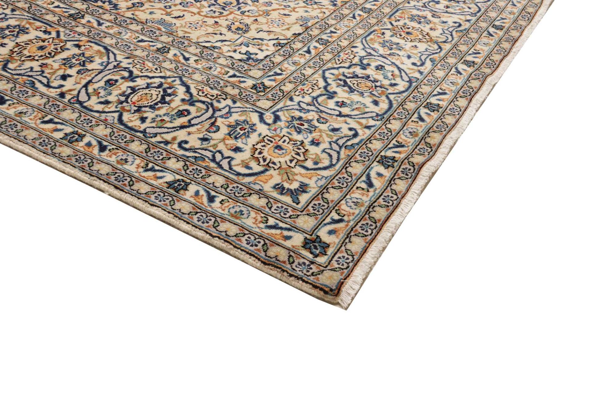 Kashan Perserteppich aus Iran, 247 × 349 cm