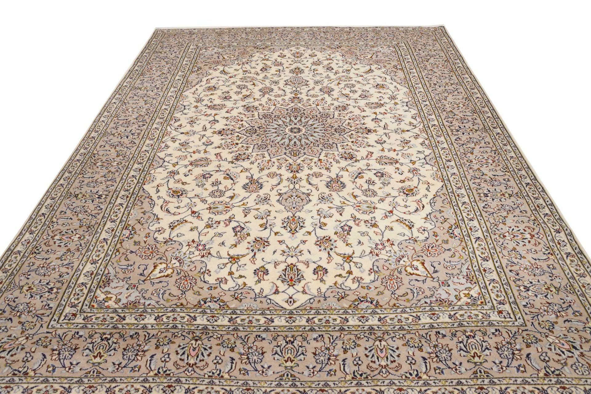 Handgeknüpfter Kashan Perserteppich, 246 × 339 cm, Wolle