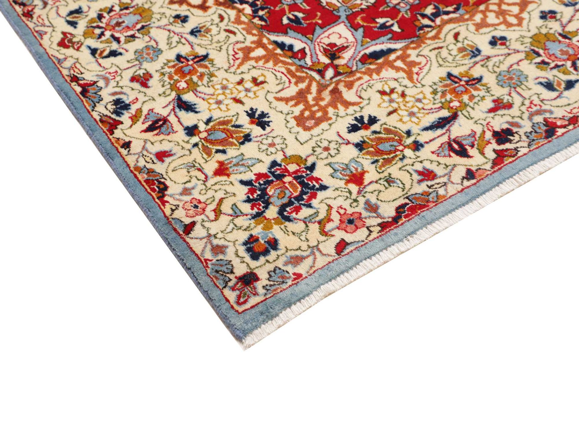 Isfahan Perserteppich 239 × 369 cm aus Wolle, handgeknüpft