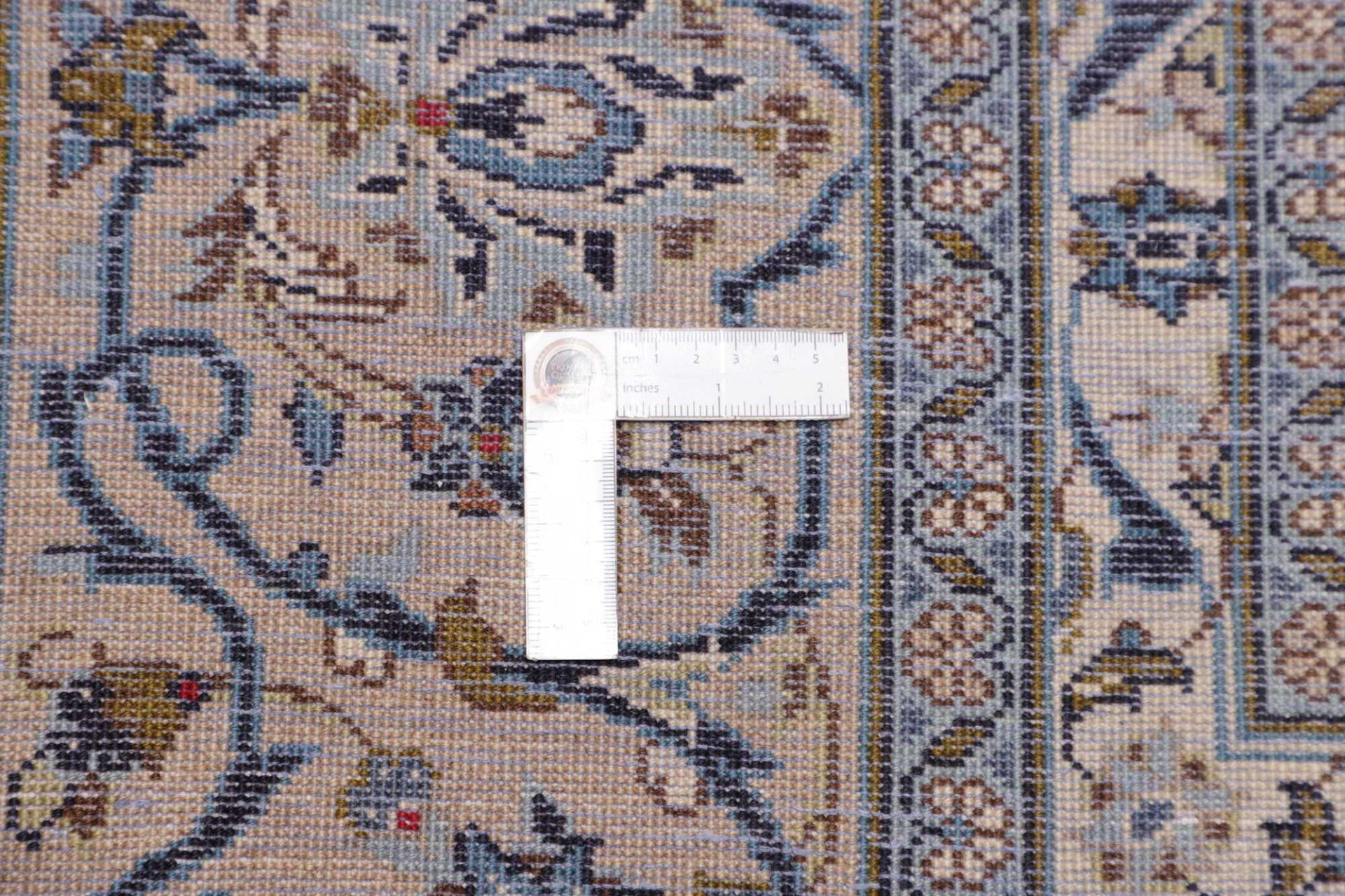 Handgeknüpfter Kashan Perserteppich 251 × 352 cm
