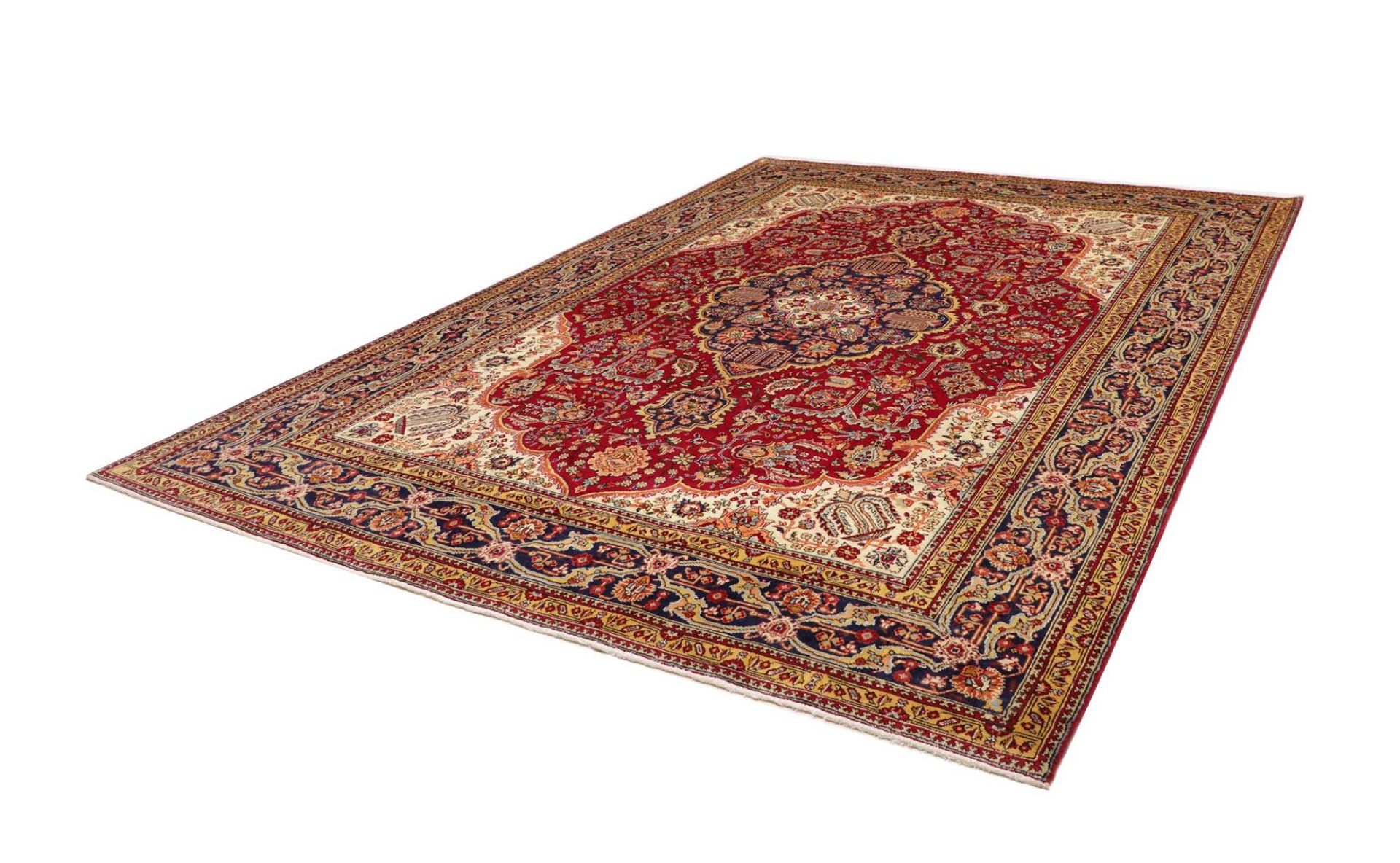 Täbriz Perserteppich aus Iran, 253 × 344 cm