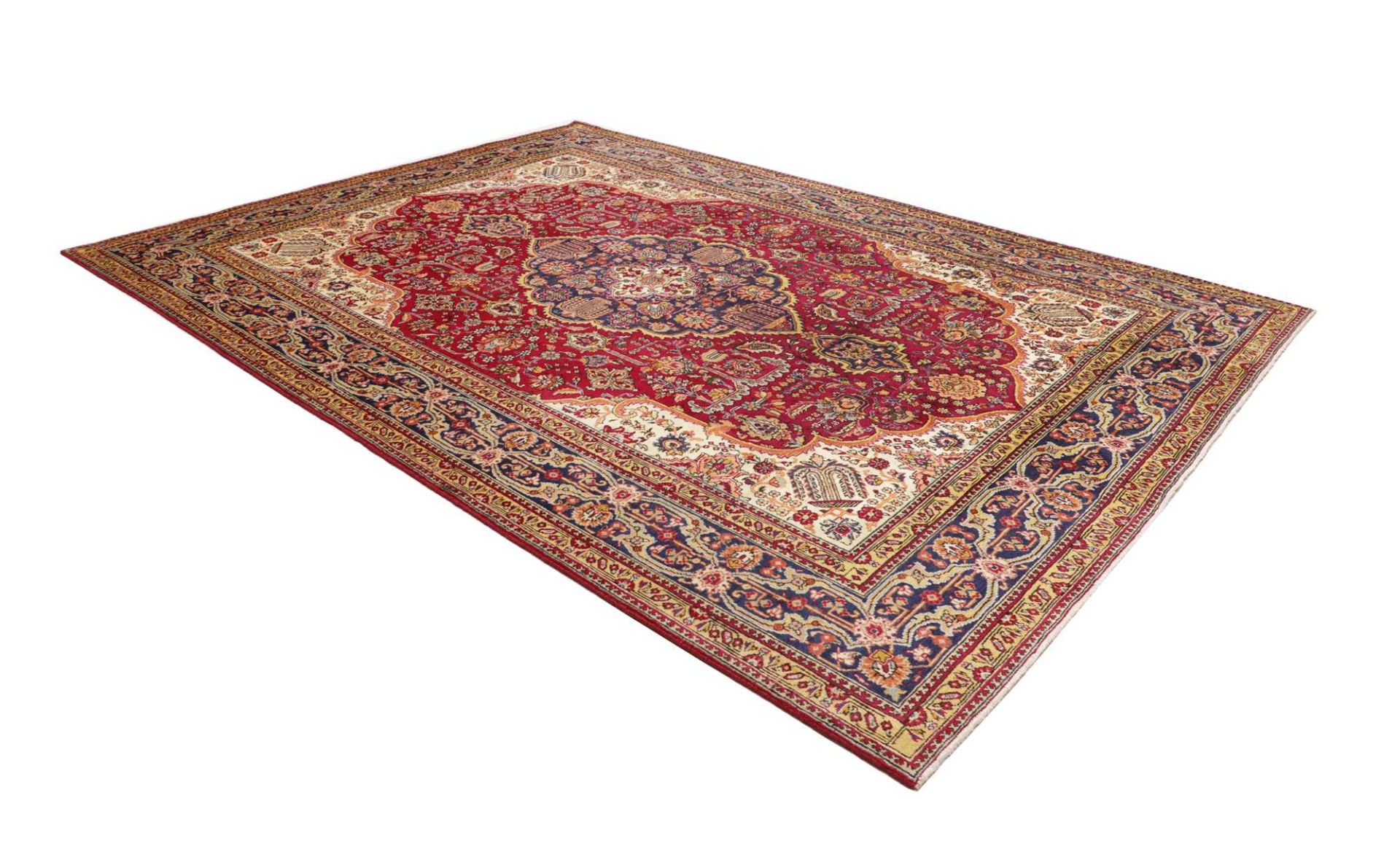 Täbriz Perserteppich aus Iran, 253 × 344 cm
