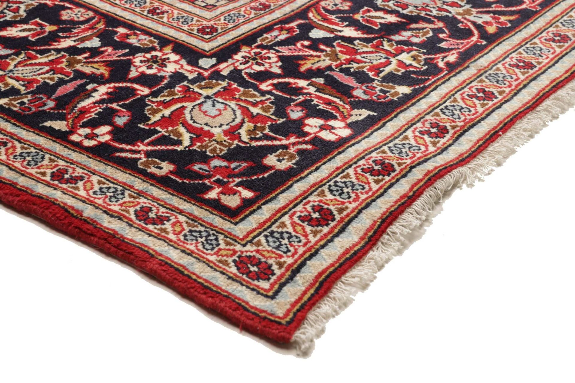 Kashan Perserteppich 241 × 351 cm aus Wolle, handgeknüpft