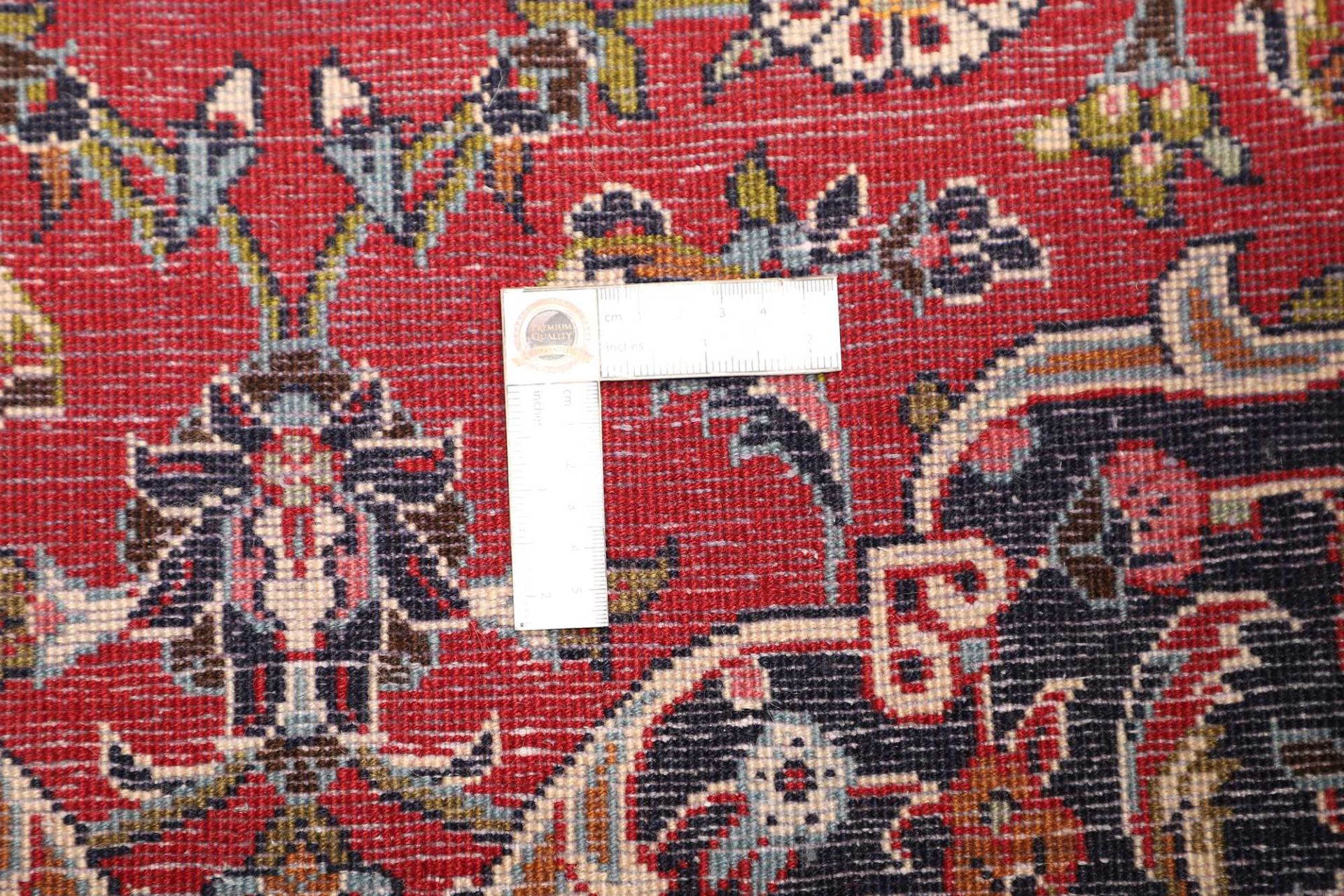 Handgeknüpfter Kashan Perserteppich 251 × 366 cm