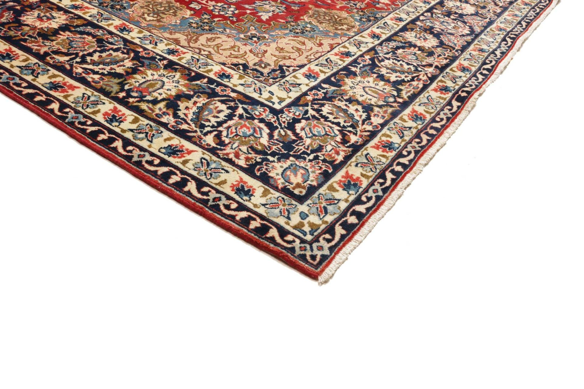 Handgeknüpfter Isfahan Perserteppich 256 × 366 cm