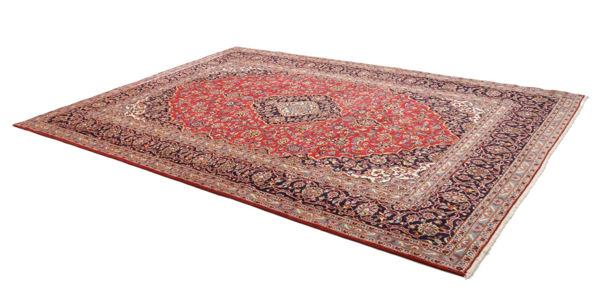 Kashan Perserteppich aus Iran, 253 × 347 cm