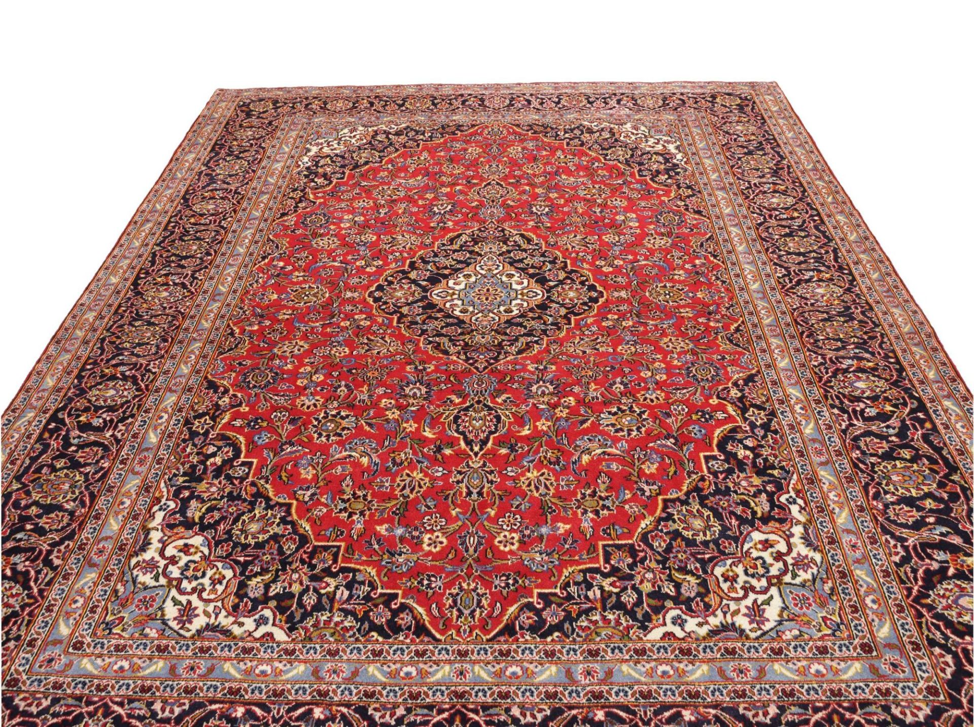 Kashan Perserteppich aus Iran, 253 × 347 cm