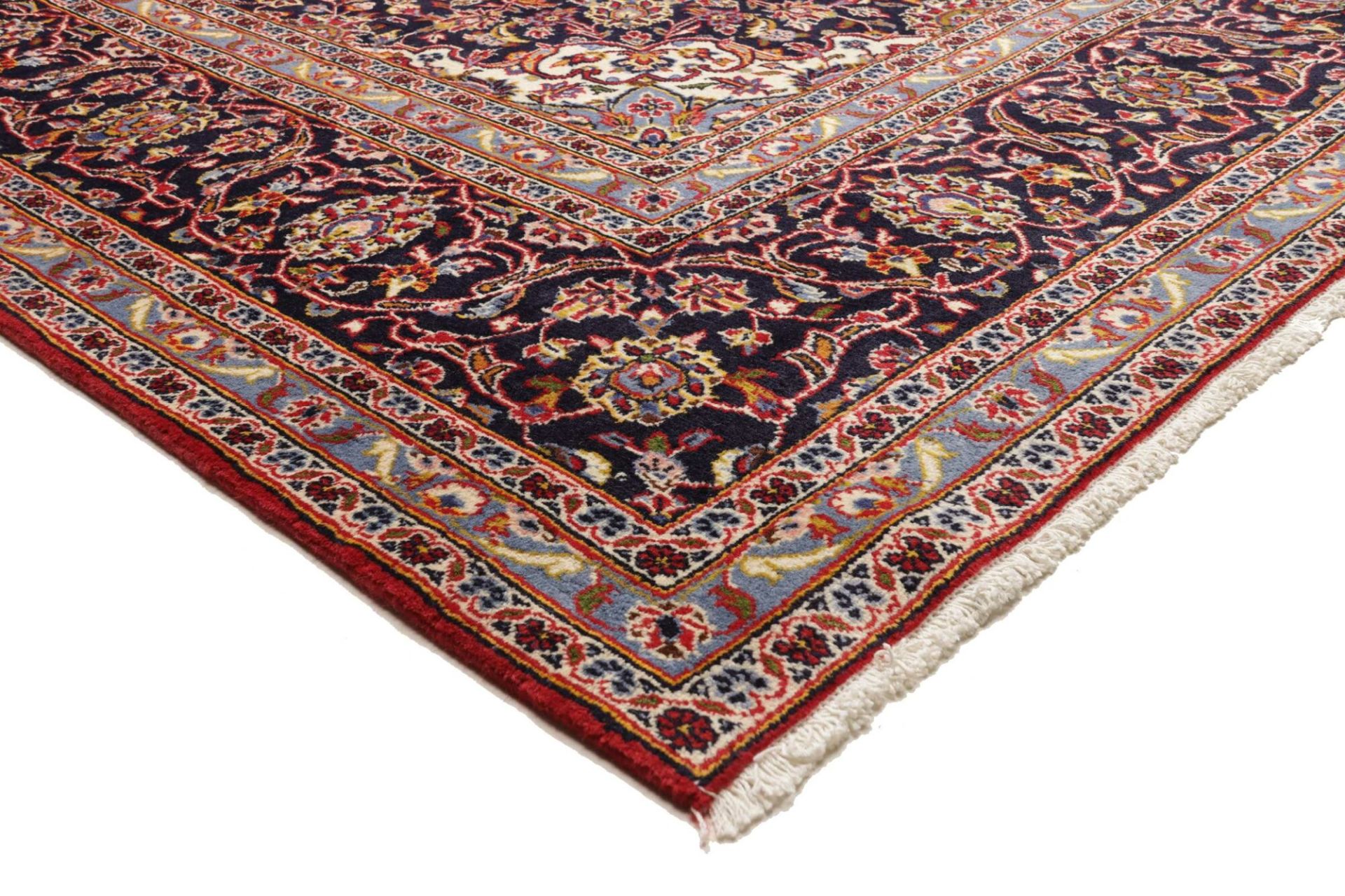 Kashan Perserteppich aus Iran, 253 × 347 cm