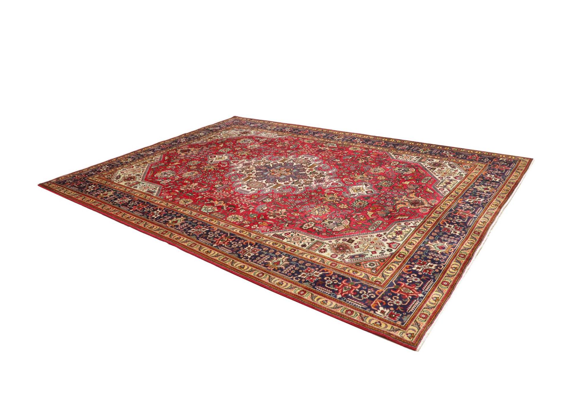 Täbriz Perserteppich aus Iran, 254 × 347 cm