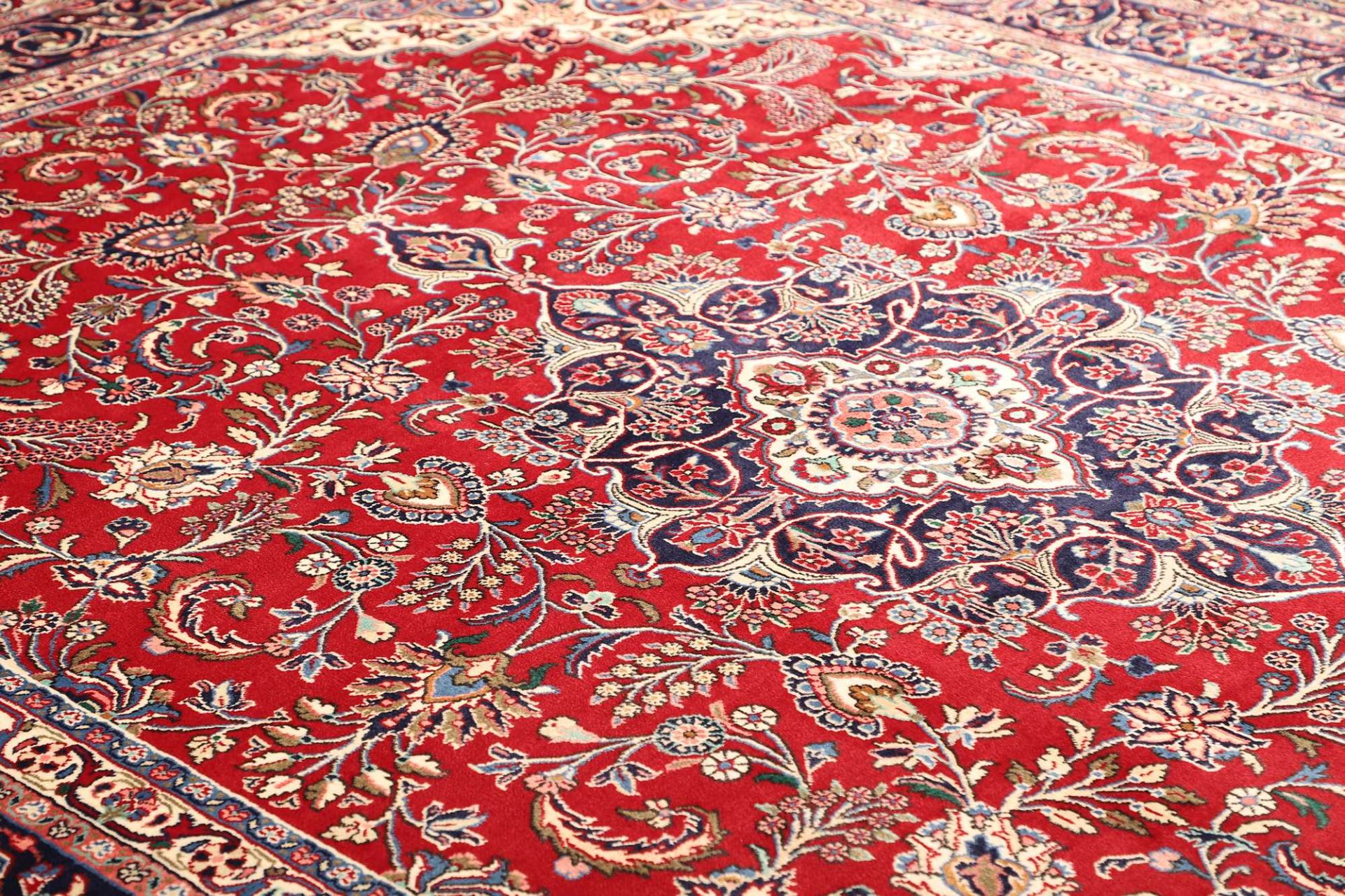 Handgeknüpfter Hamadan Perserteppich, 271 × 366 cm, Wolle