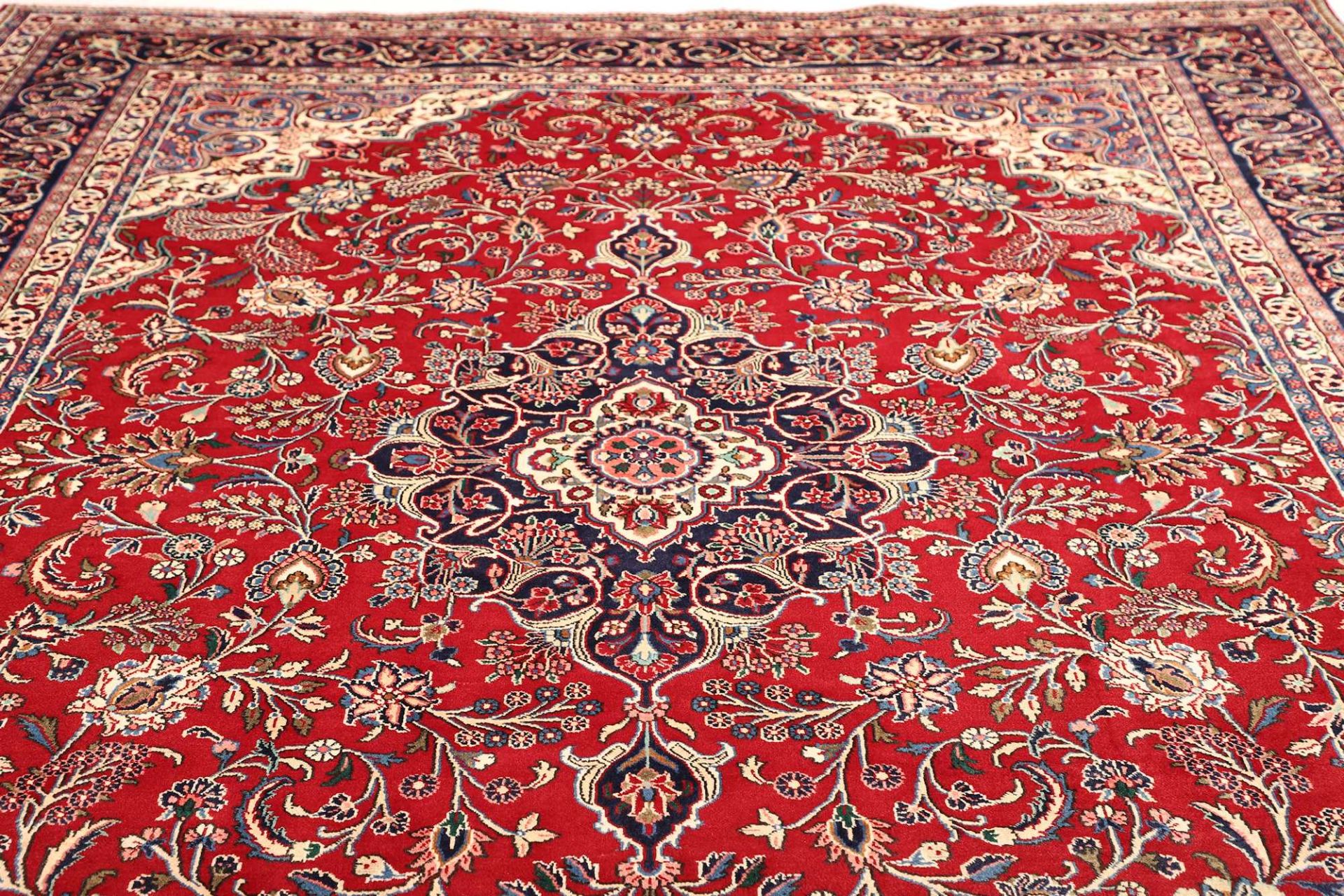 Handgeknüpfter Hamadan Perserteppich, 271 × 366 cm, Wolle