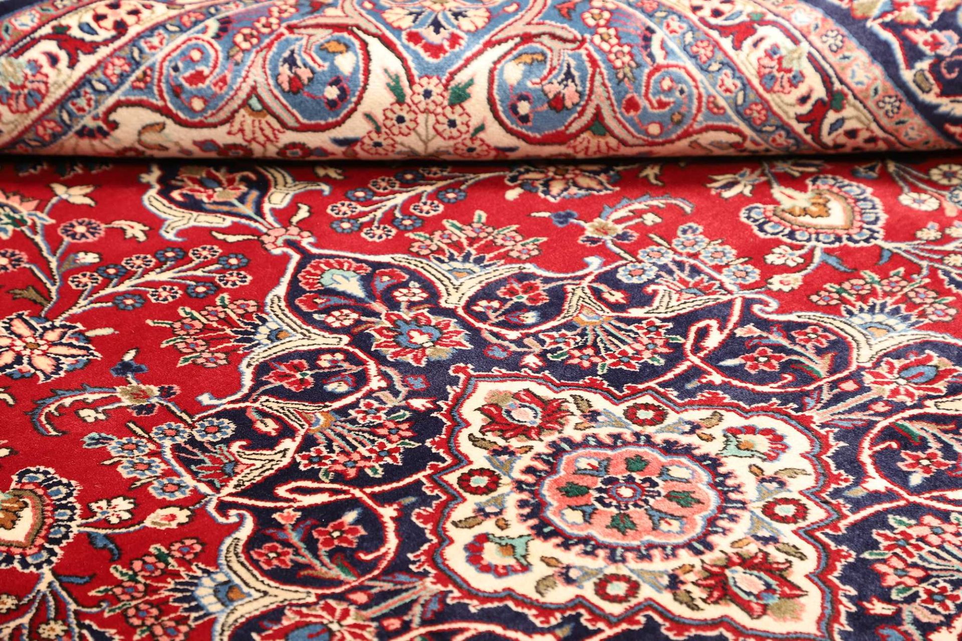 Handgeknüpfter Hamadan Perserteppich, 271 × 366 cm, Wolle
