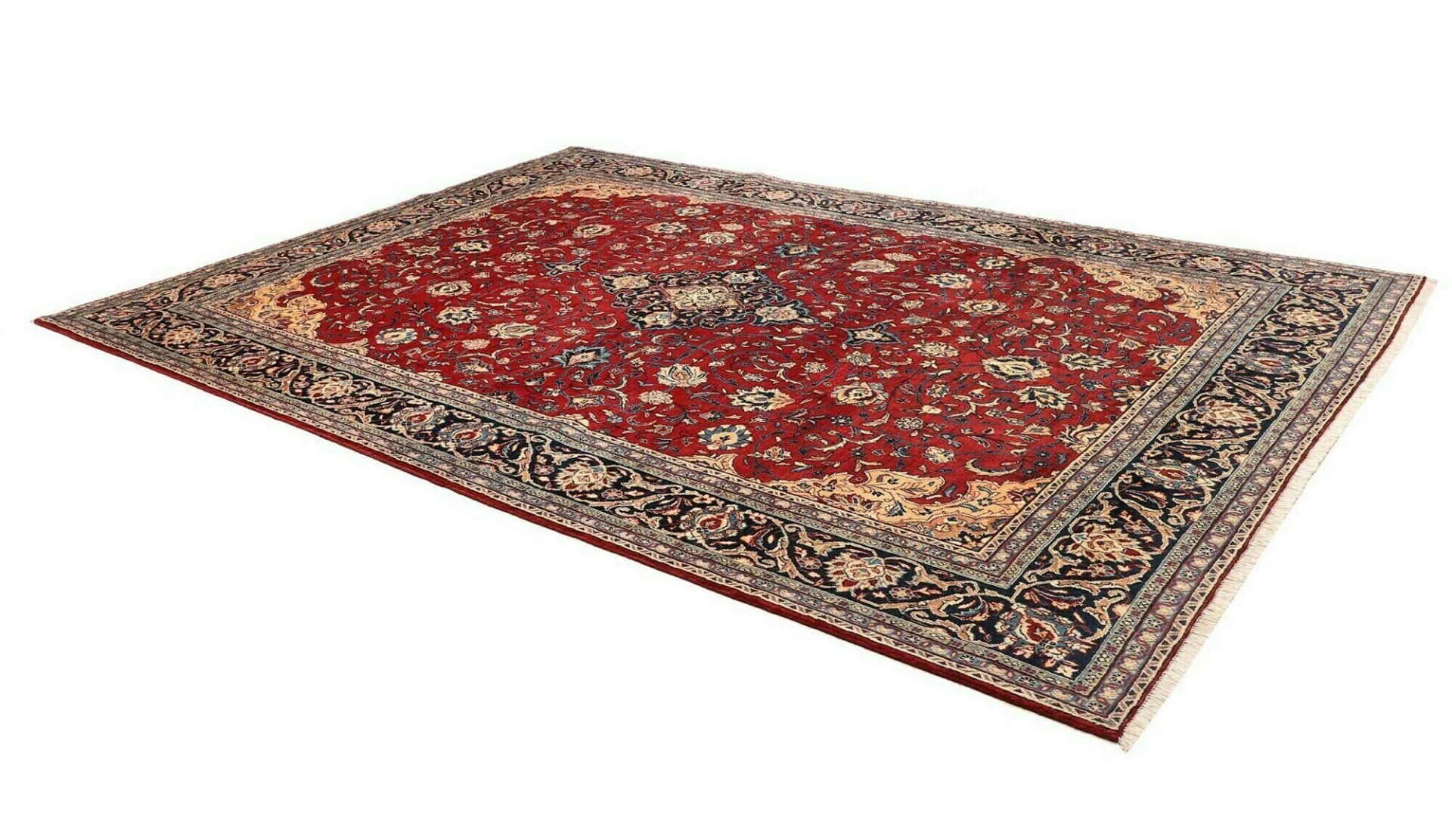 perserteppich-sarough-251-x-349-cm-schurwolle-handgeknupft-7 Handgeknüpfter Sarough Perserteppich 251 × 349 cm