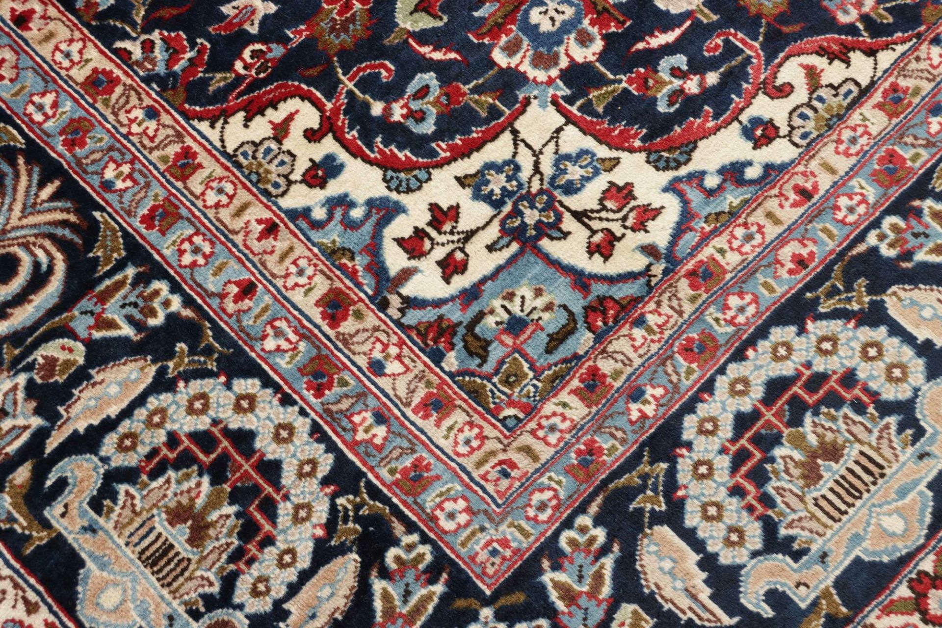 Isfahan Perserteppich 261 × 355 cm aus Wolle, handgeknüpft