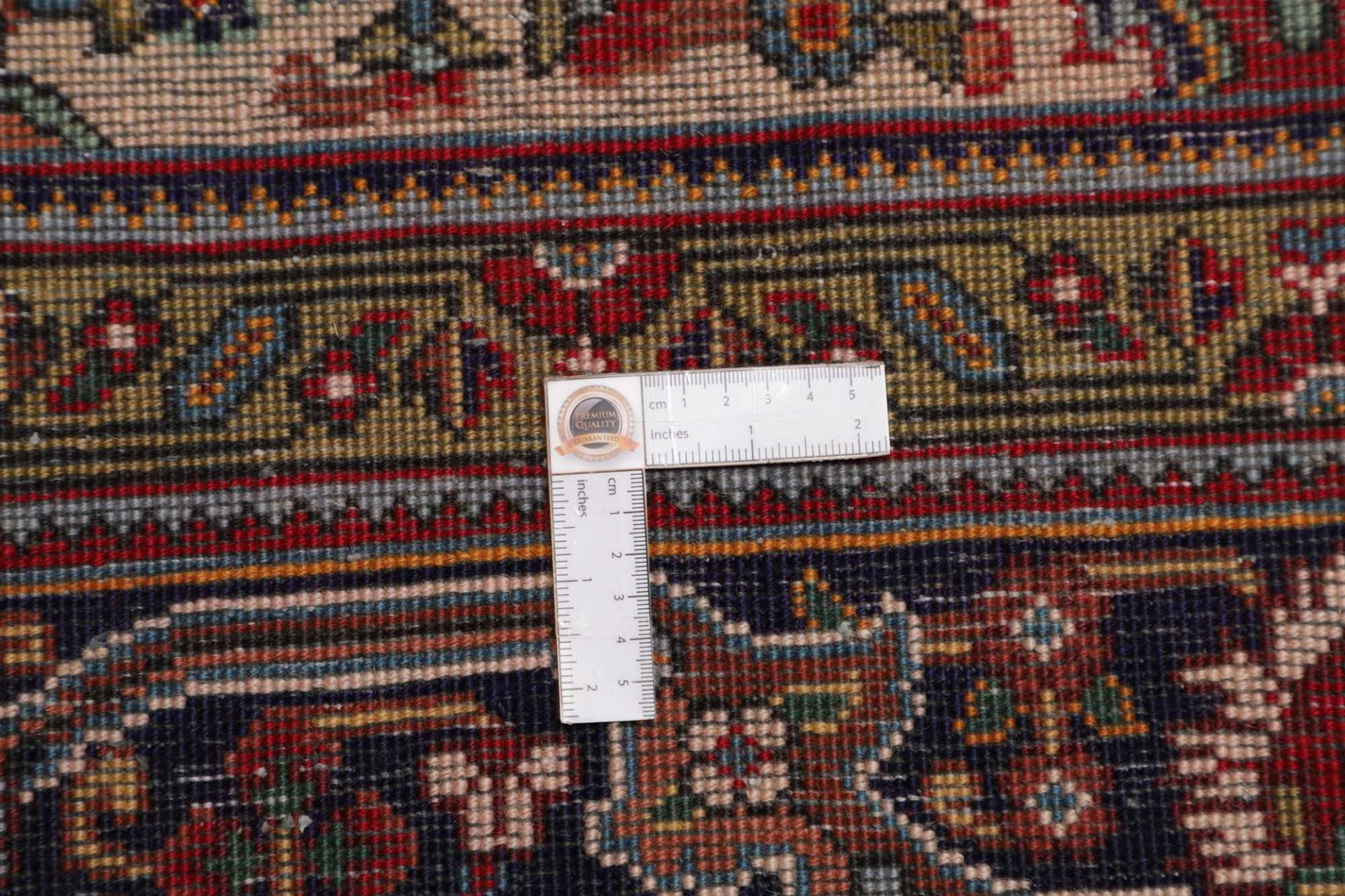 Täbriz Perserteppich 256 × 363 cm aus Wolle, handgeknüpft