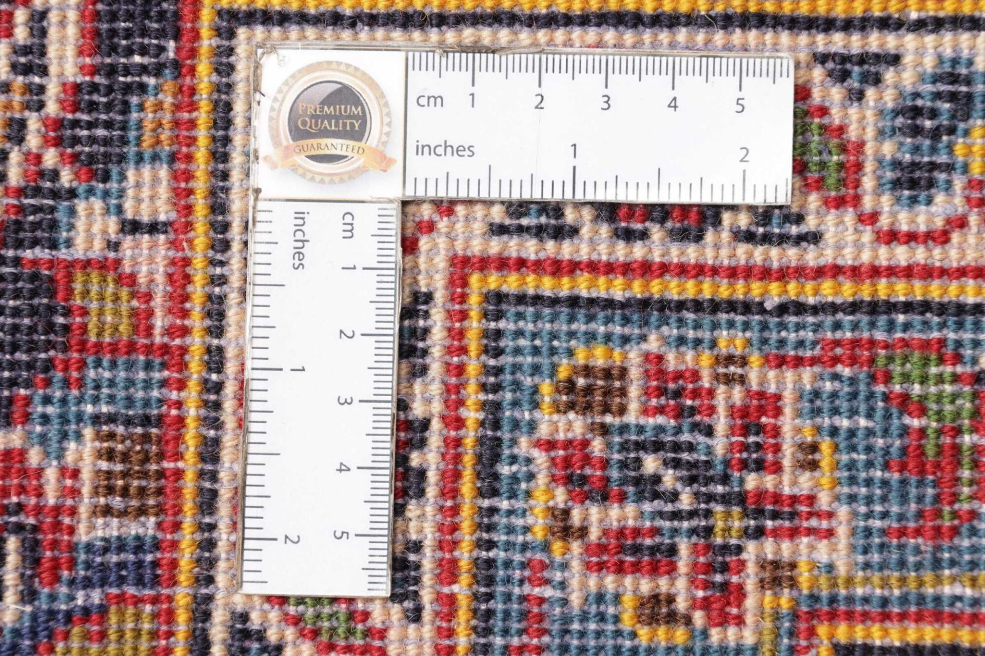 Handgeknüpfter Kashan Perserteppich, 248 × 357 cm, Wolle