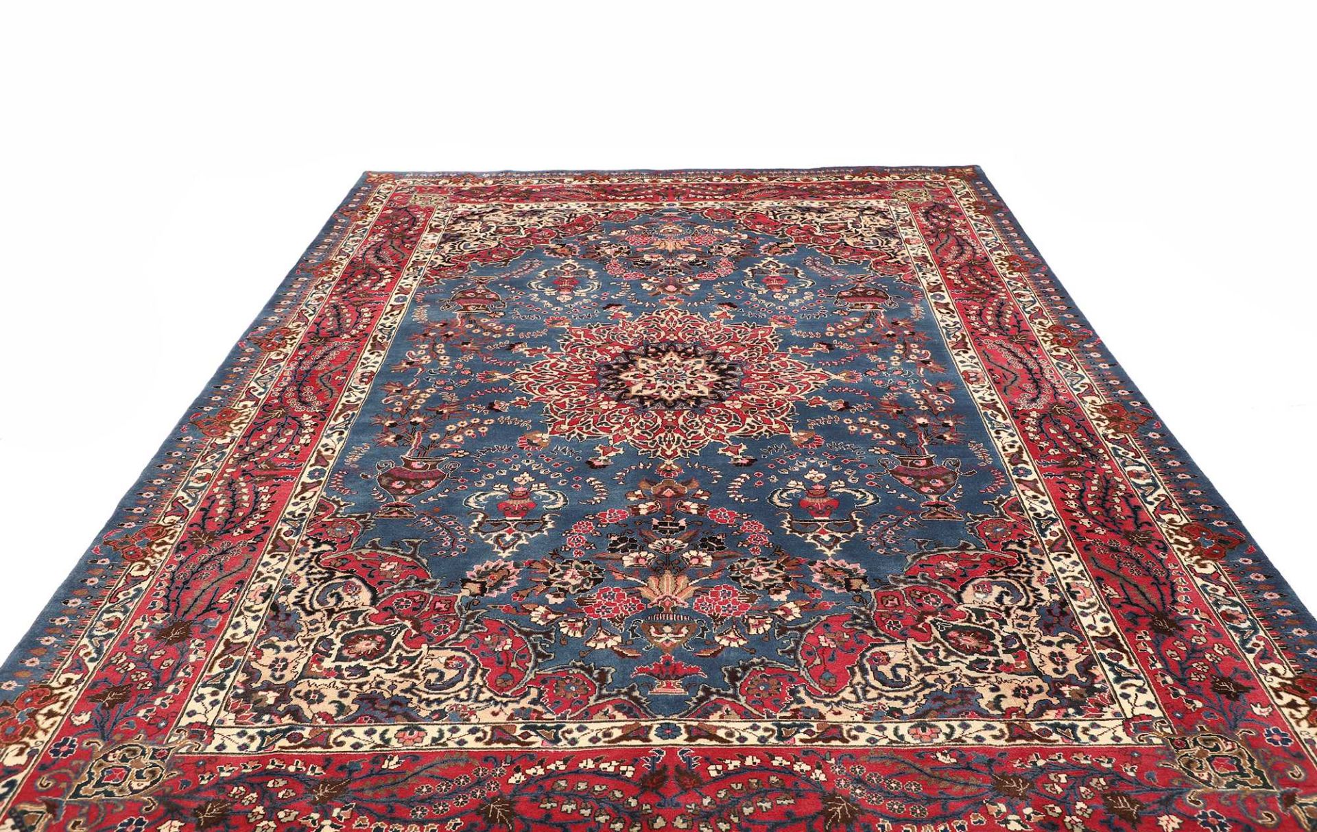 Handgeknüpfter Kashan Perserteppich, 247 × 349 cm, Wolle