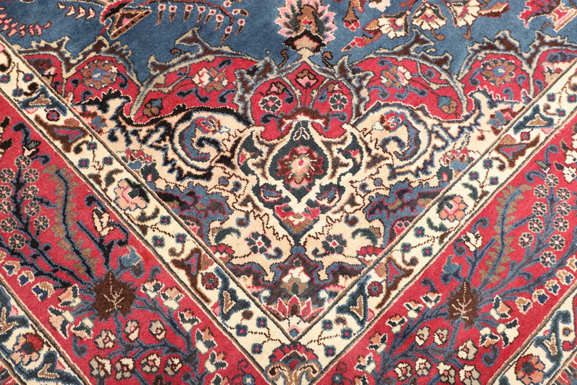 Handgeknüpfter Kashan Perserteppich, 247 × 349 cm, Wolle