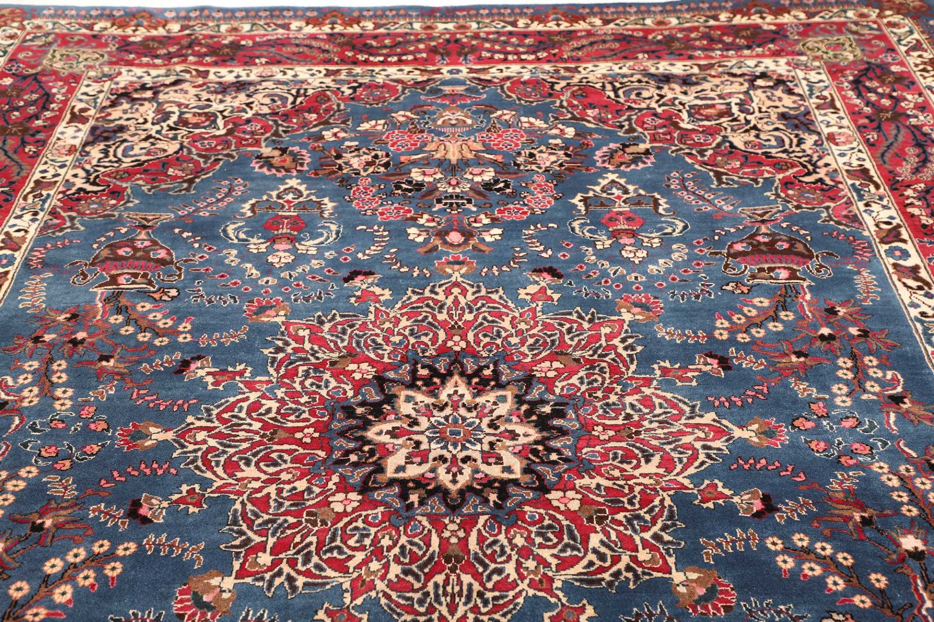 Handgeknüpfter Kashan Perserteppich, 247 × 349 cm, Wolle