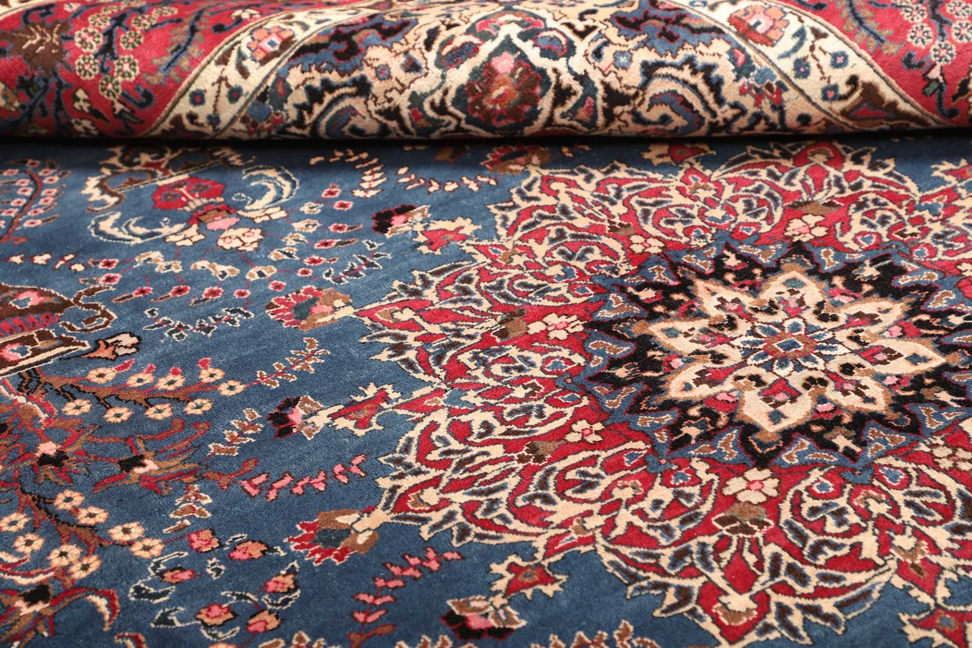 Handgeknüpfter Kashan Perserteppich, 247 × 349 cm, Wolle