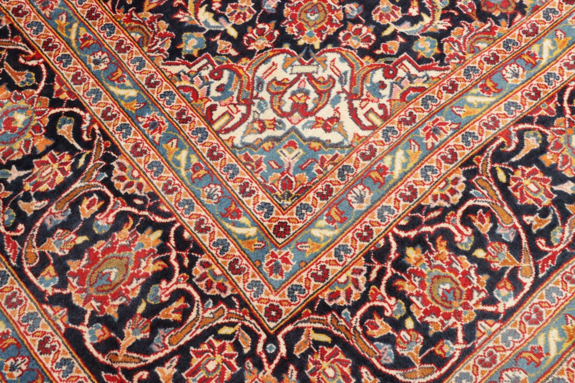 Kashan Perserteppich 251 × 354 cm aus Wolle, handgeknüpft