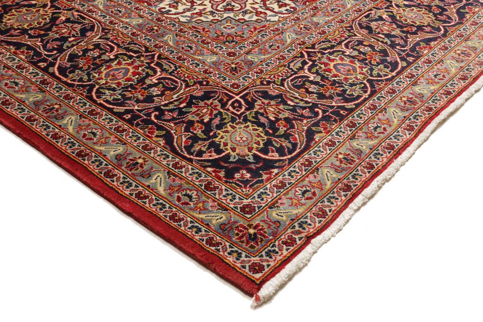 Kashan Perserteppich aus Iran, 258 × 356 cm