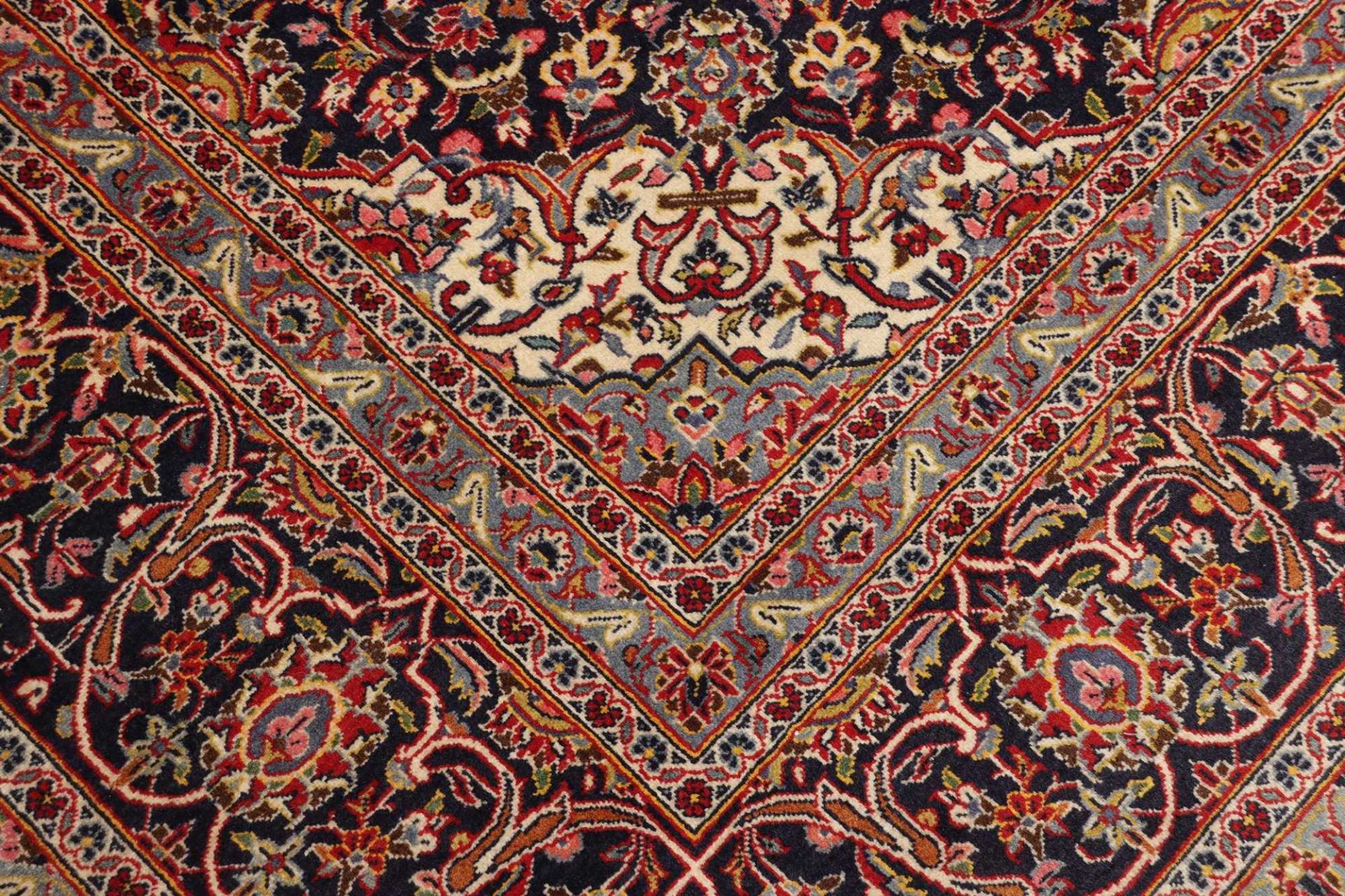Kashan Perserteppich aus Iran, 258 × 356 cm