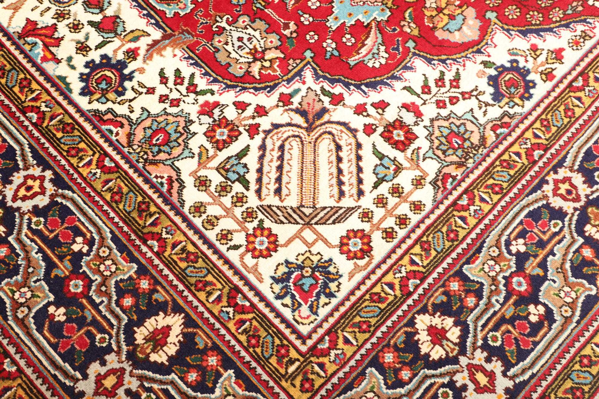 Handgeknüpfter Täbriz Perserteppich, 257 × 337 cm, Wolle