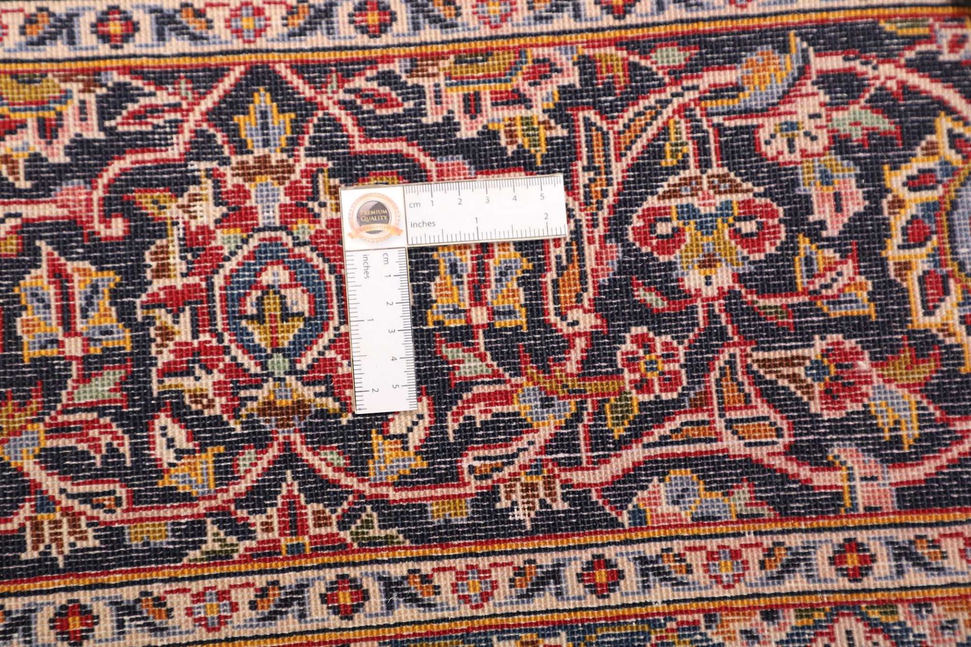 Kashan Perserteppich 261 × 349 cm aus Wolle, handgeknüpft