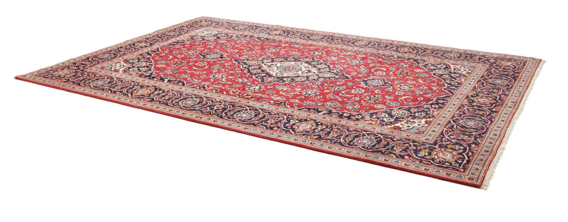 Kashan Perserteppich aus Iran, 241 × 354 cm