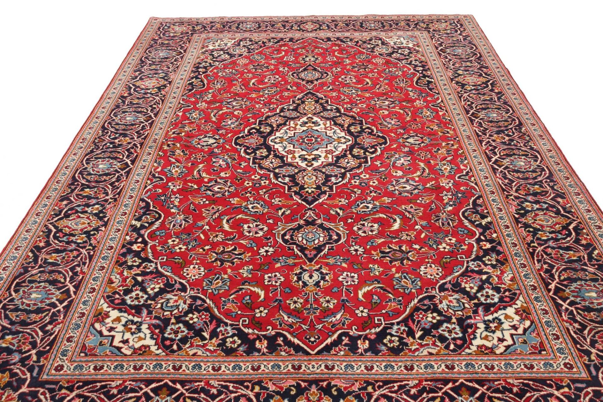 Kashan Perserteppich aus Iran, 241 × 354 cm