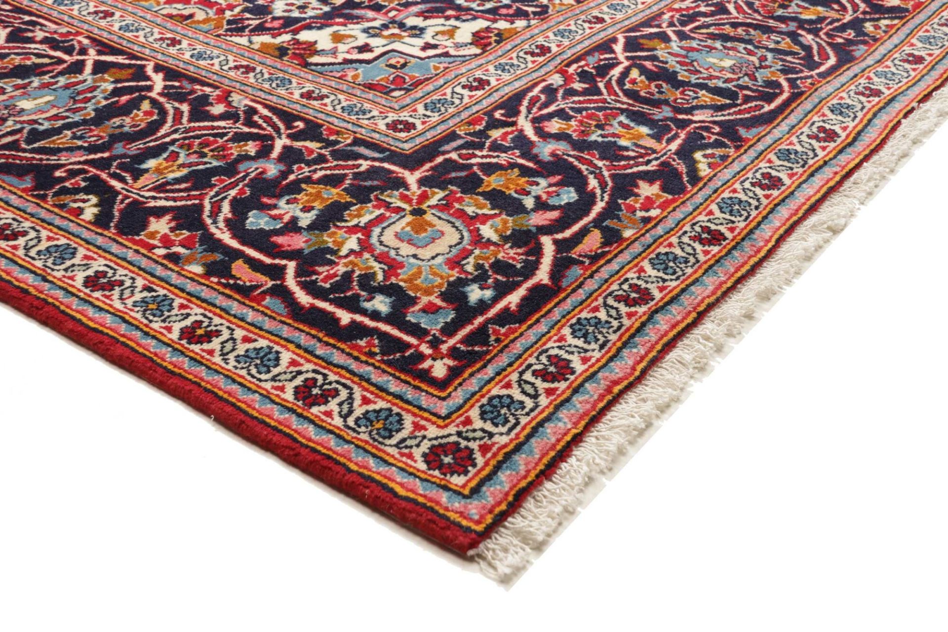 Kashan Perserteppich aus Iran, 241 × 354 cm