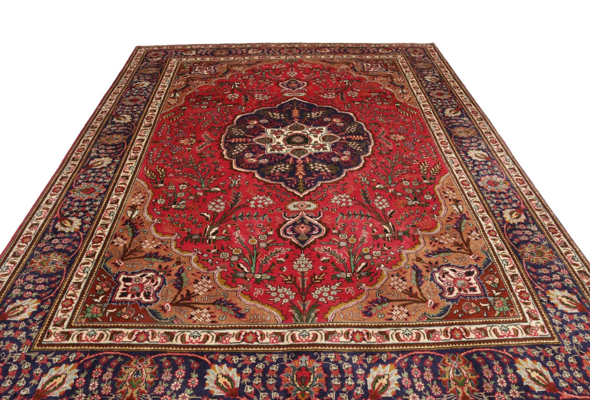 Täbriz Perserteppich aus Iran, 251 × 341 cm