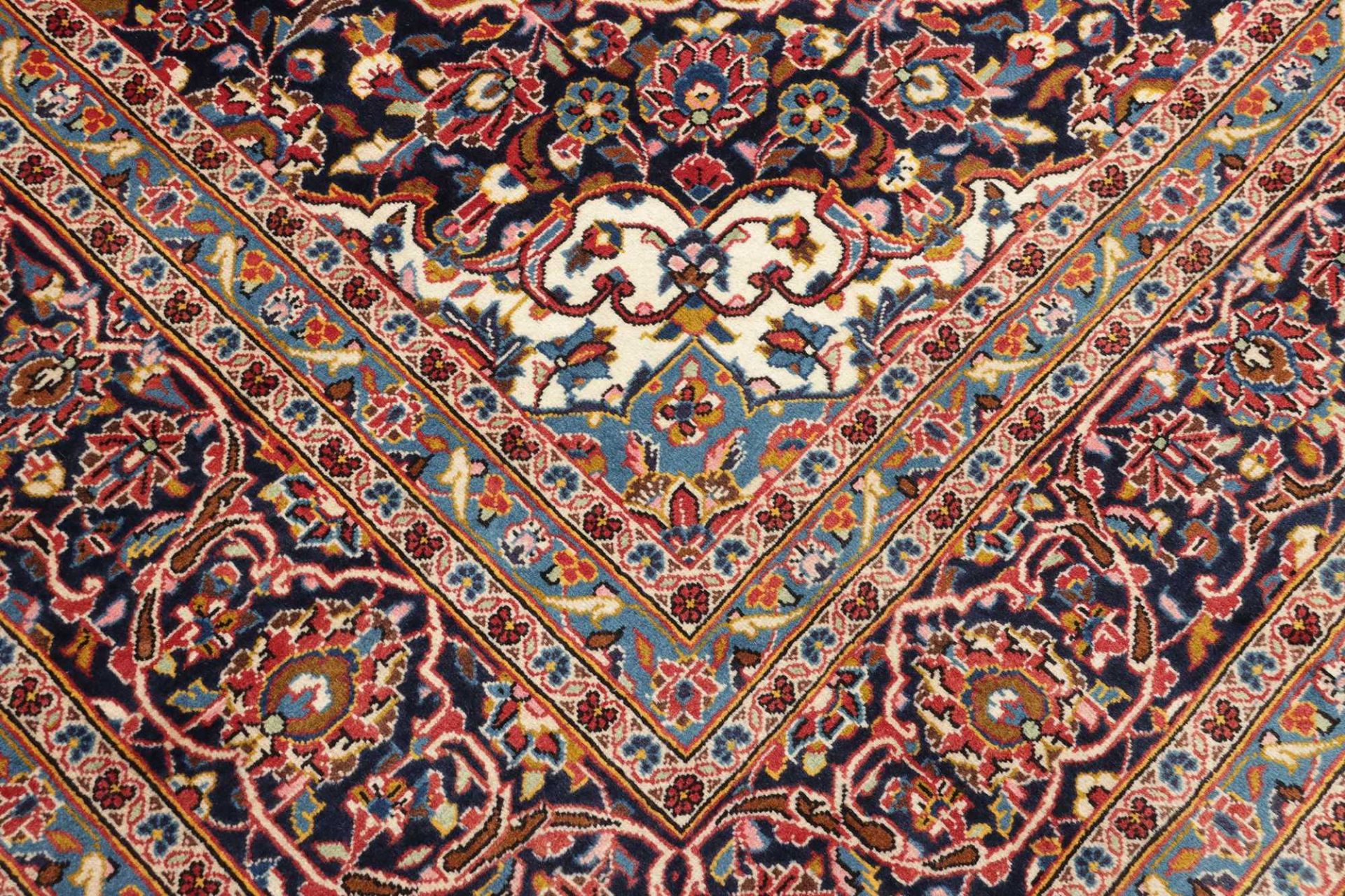 Kashan Perserteppich aus Iran, 251 × 357 cm
