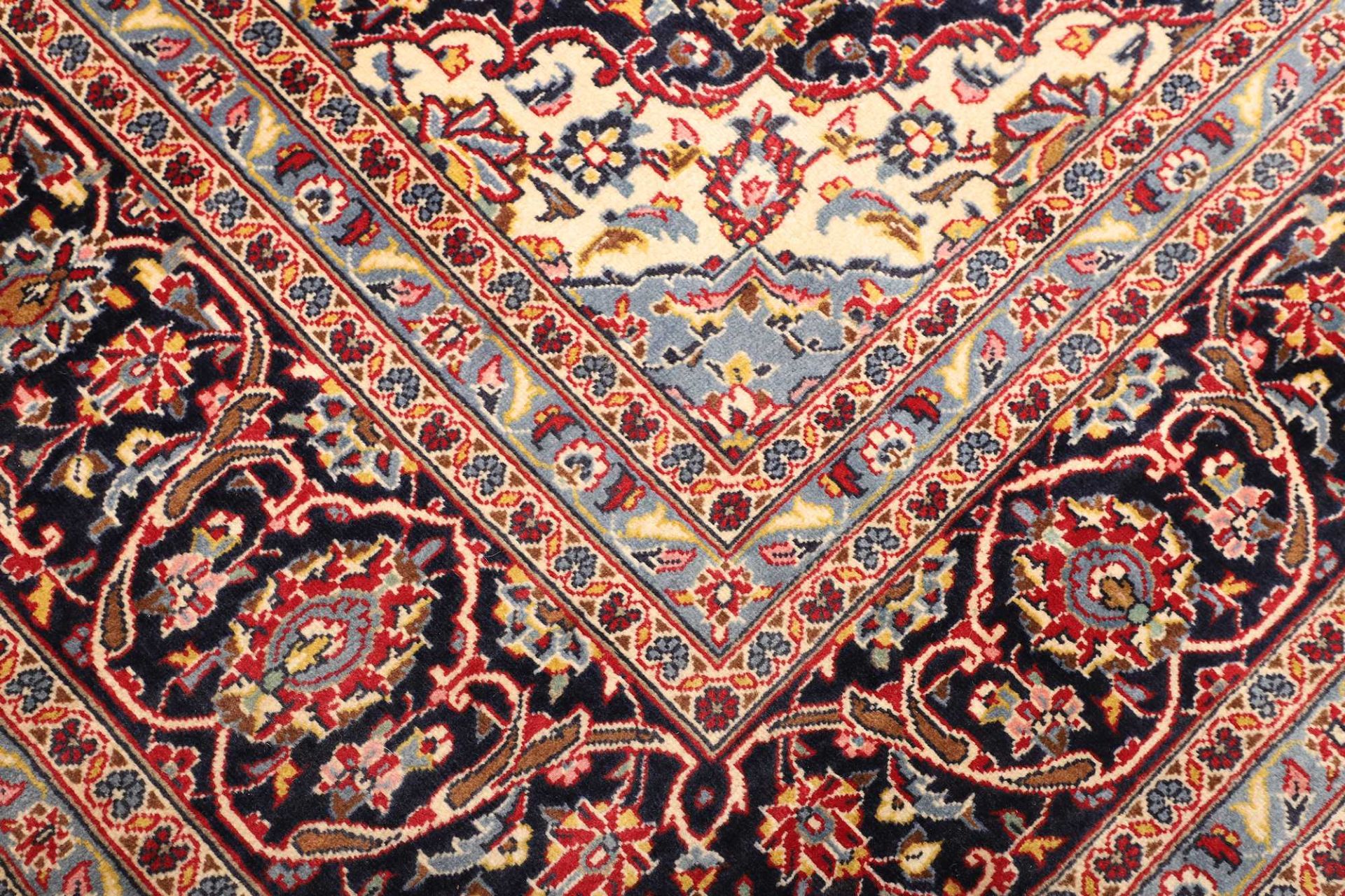 Handgeknüpfter Kashan Perserteppich, 258 × 347 cm, Wolle