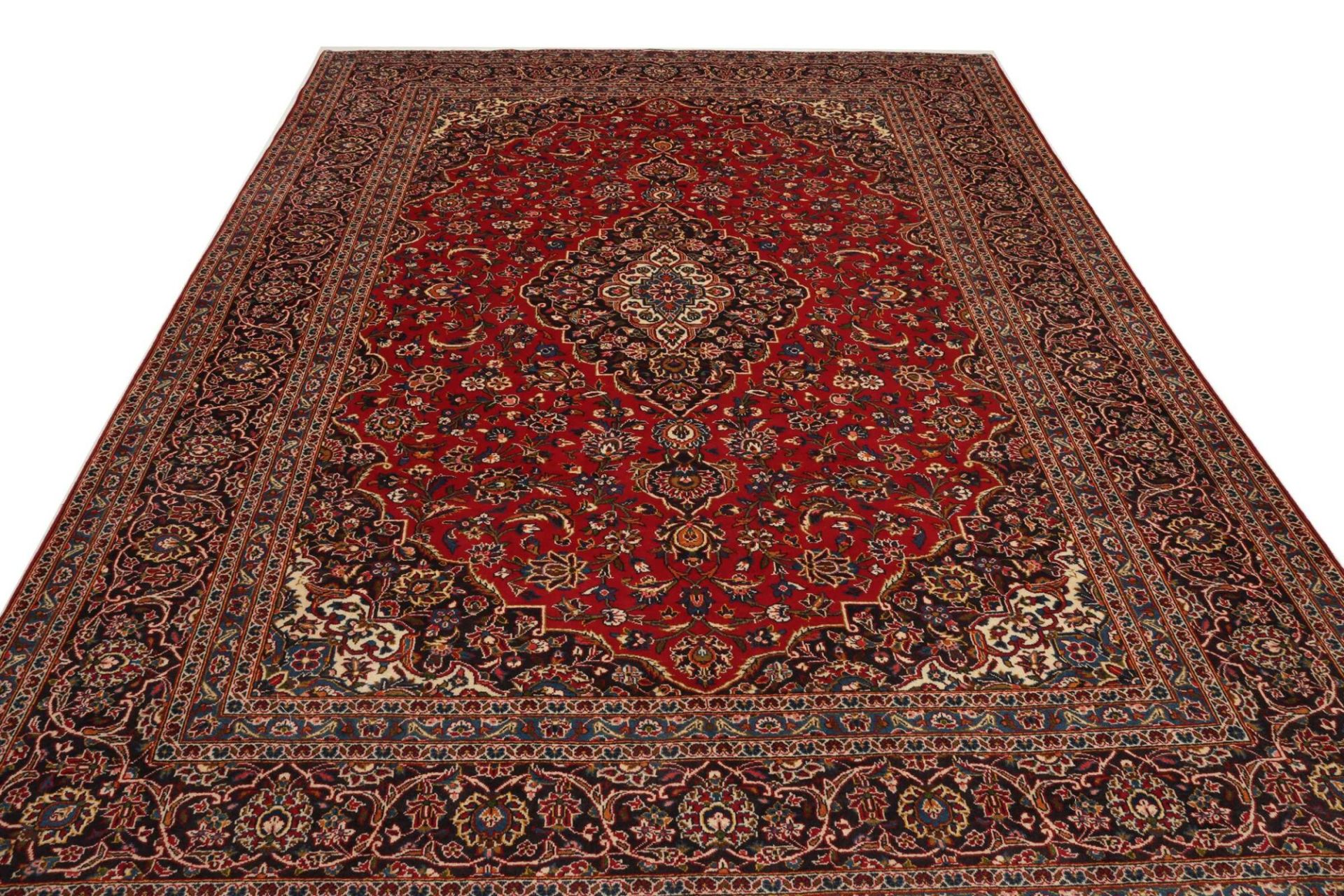 Kashan Perserteppich aus Iran, 267 × 369 cm