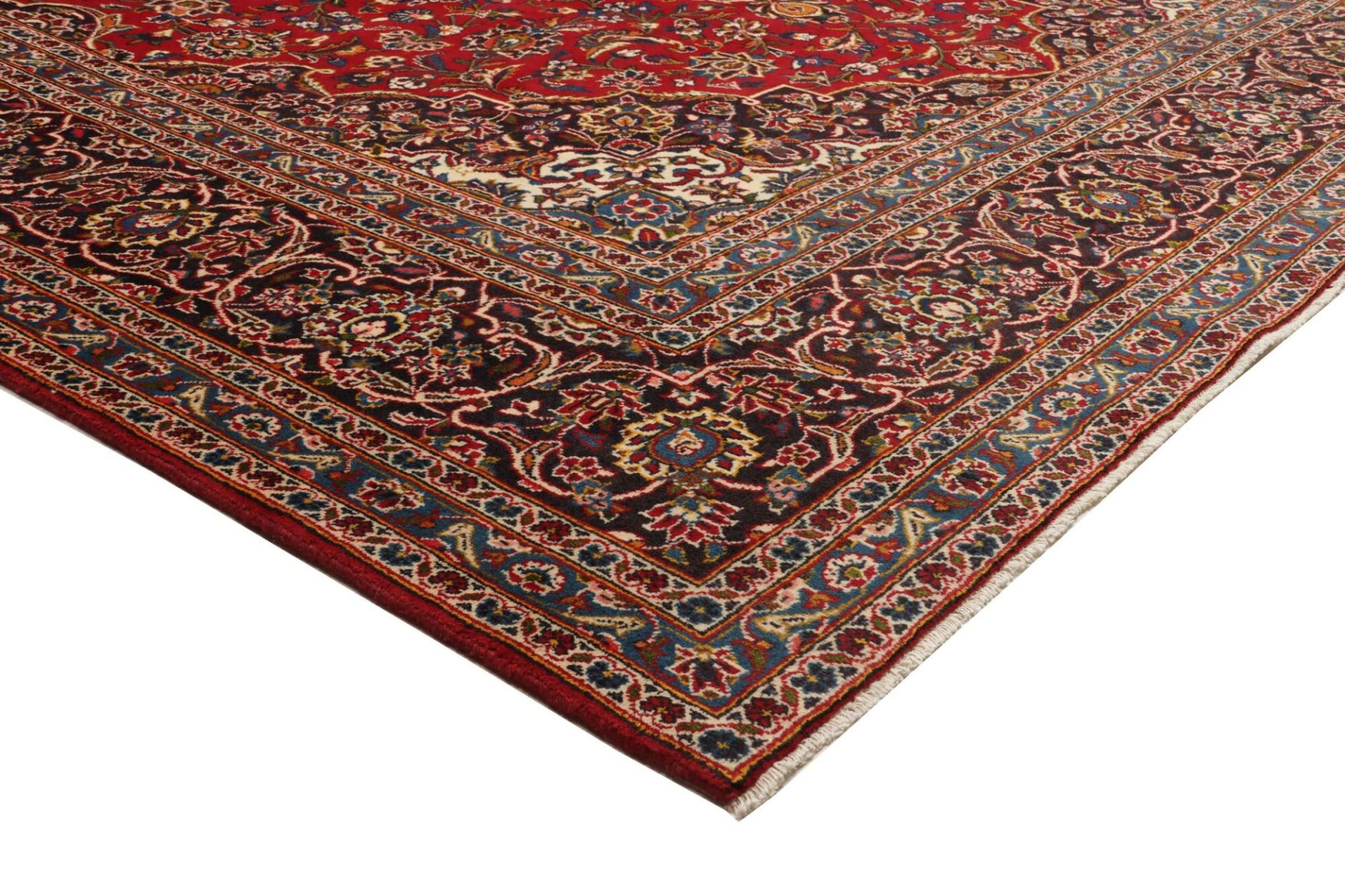 Kashan Perserteppich aus Iran, 267 × 369 cm