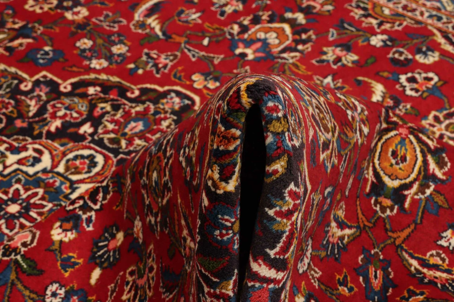Kashan Perserteppich aus Iran, 267 × 369 cm