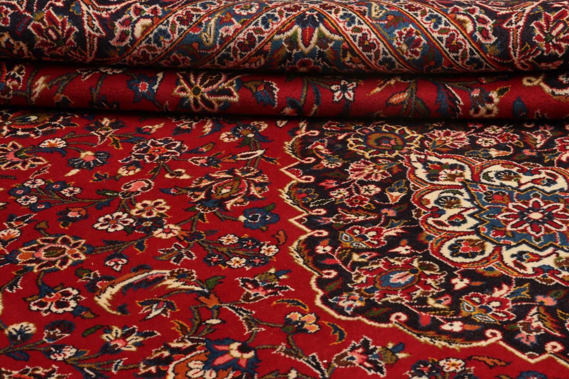 Kashan Perserteppich aus Iran, 267 × 369 cm