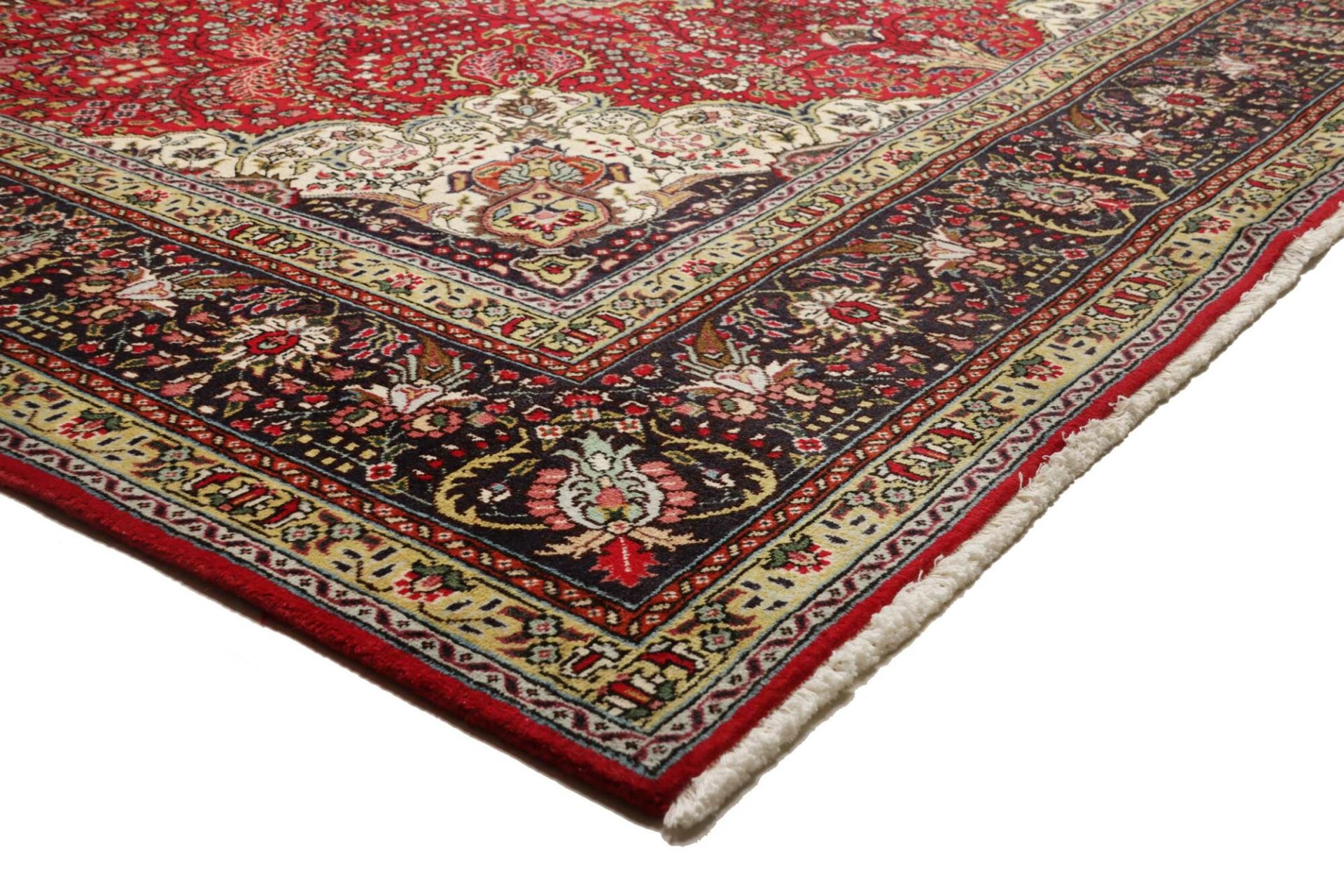 Handgeknüpfter Täbriz Perserteppich 253 × 339 cm