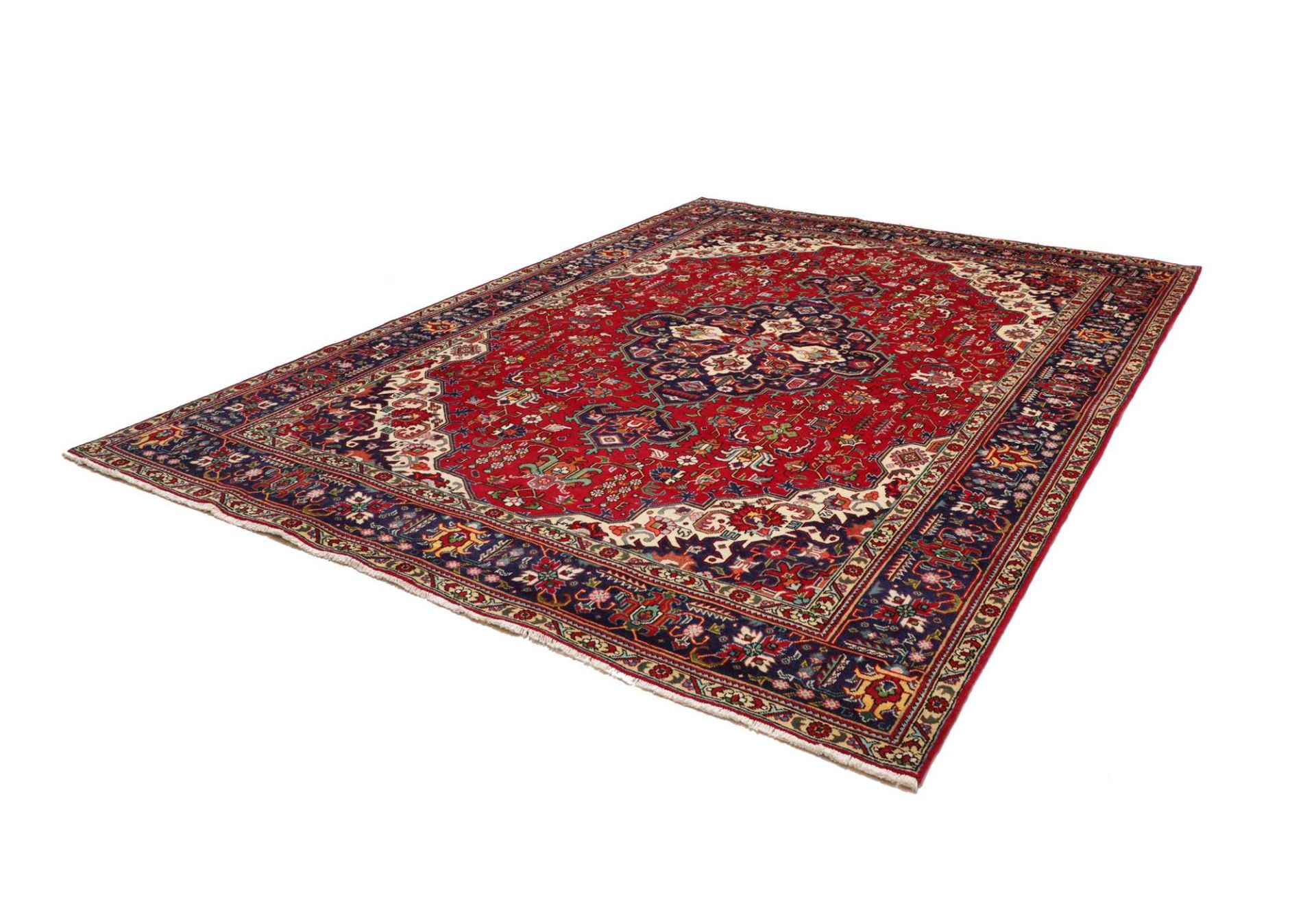 Täbriz Perserteppich aus Iran, 251 × 339 cm