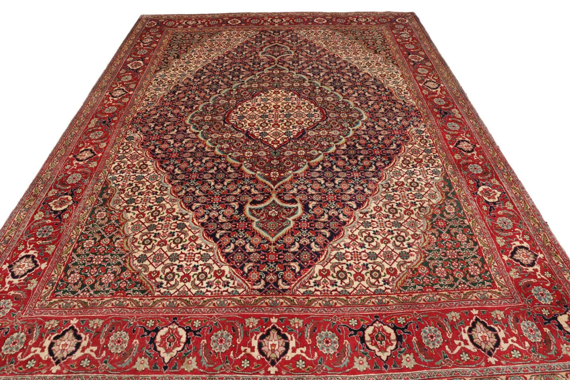 Handgeknüpfter Täbriz Perserteppich, 245 × 355 cm, Wolle